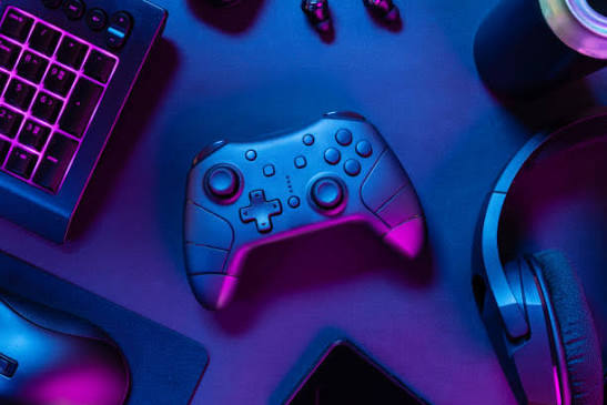imagen con perifericos usados para los videojuegos
